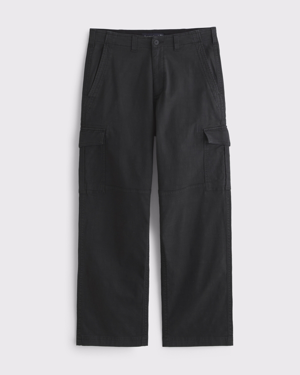 Baggy Cargo Pant, Black view 1