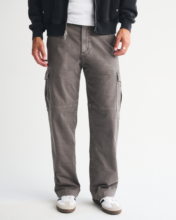 Baggy Cargo Pant, Dark Gray view 2