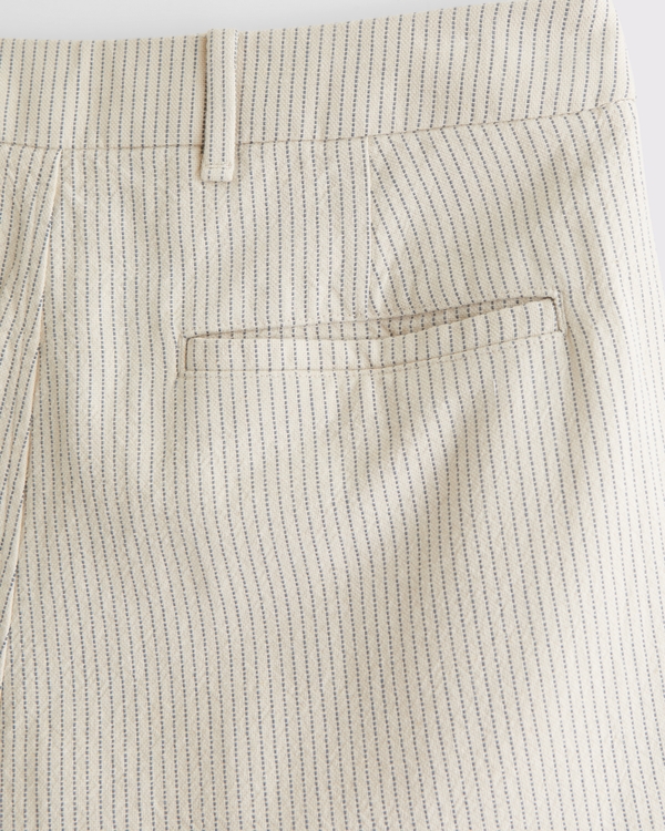 Tailored Linen-Blend Pant