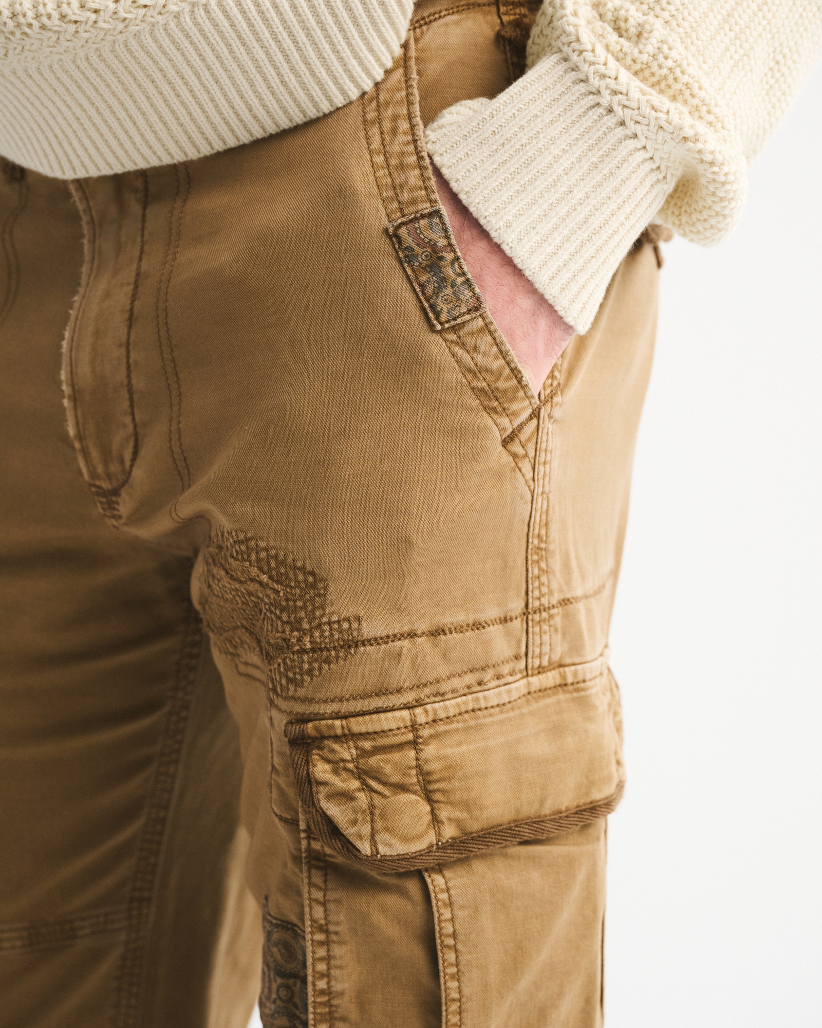 メンズ バギー カーゴパンツ | メンズ セール | Abercrombie.com