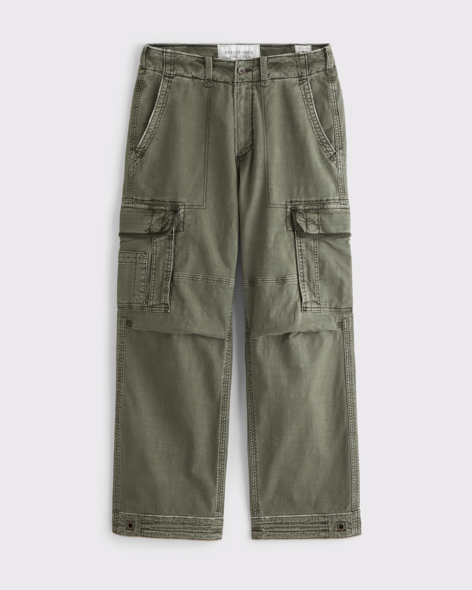 Abercrombie&Fitch  (カーキー) バッグ Abercrombie & Fitch botanical back graphic T-shirt in dark green