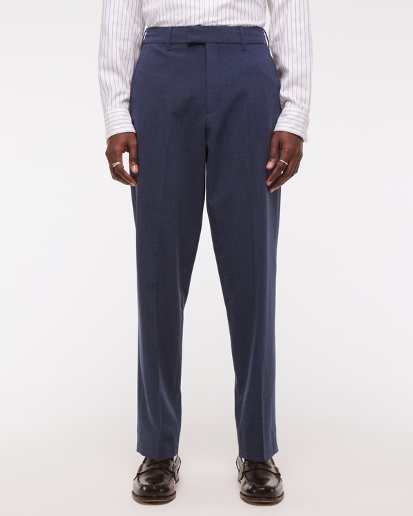 The A&F Collins Suit Pant, Navy Texture view 2