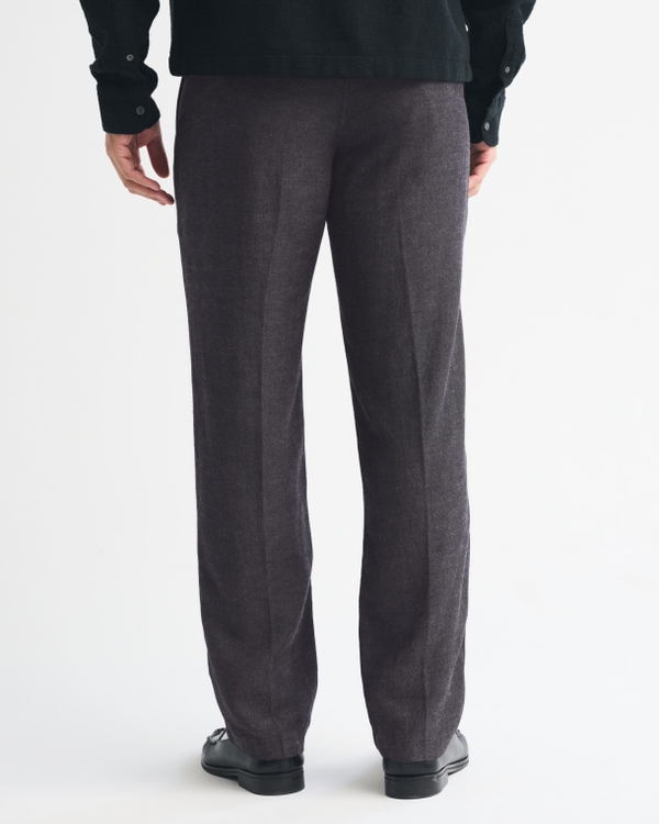Men's Tailored Linen-Blend Relaxed Straight Trouser | Men's