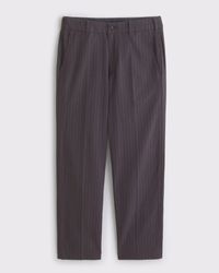 Linen-Blend Relaxed Straight Trouser