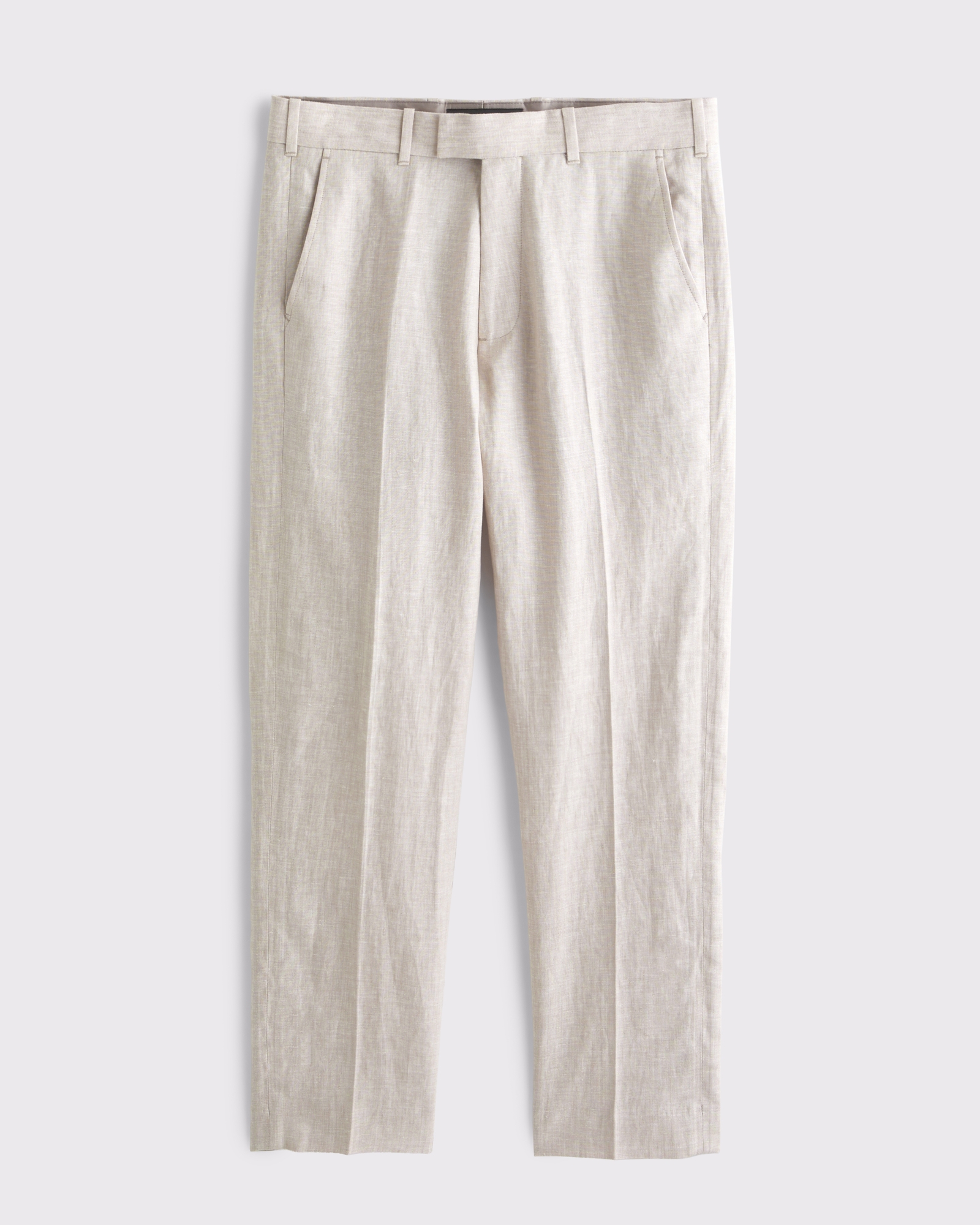 The A&F Collins Athletic Fit Slim 100% Linen Suit Pant
