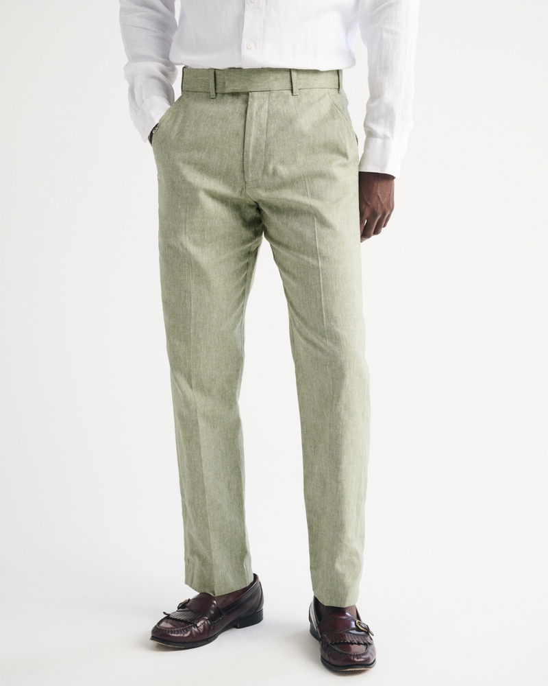 The A&F Collins Slim Linen-Blend Suit Pant - thumbnail 9