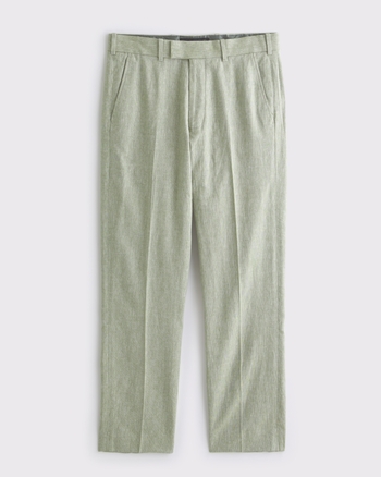 The A&F Collins Slim Linen-Blend Suit Pant
