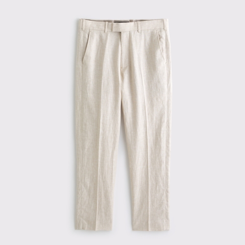 Мужские брюки Abercrombie & Fitch The A&F Collins Slim 100% Linen Suit Pant