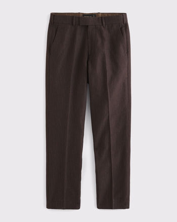 The A&F Collins Slim Linen-Blend Suit Pant