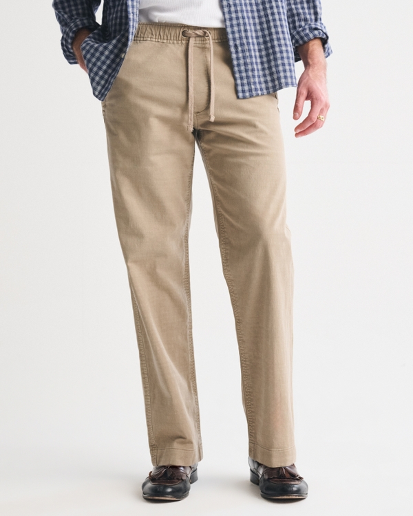 Sea Fade Relaxed Straight Pull-On Pant, Light Tan view 2