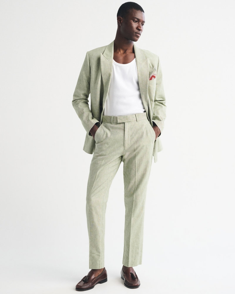 The A&F Collins Slim Linen-Blend Blazer