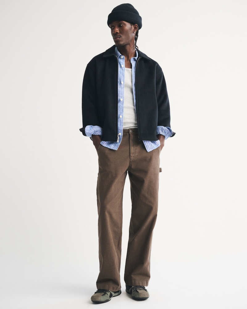 Tailored Linen-Blend Pant