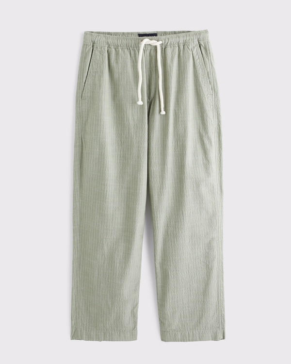 The A&F Getaway Pant, Slate Green Stripe view 2