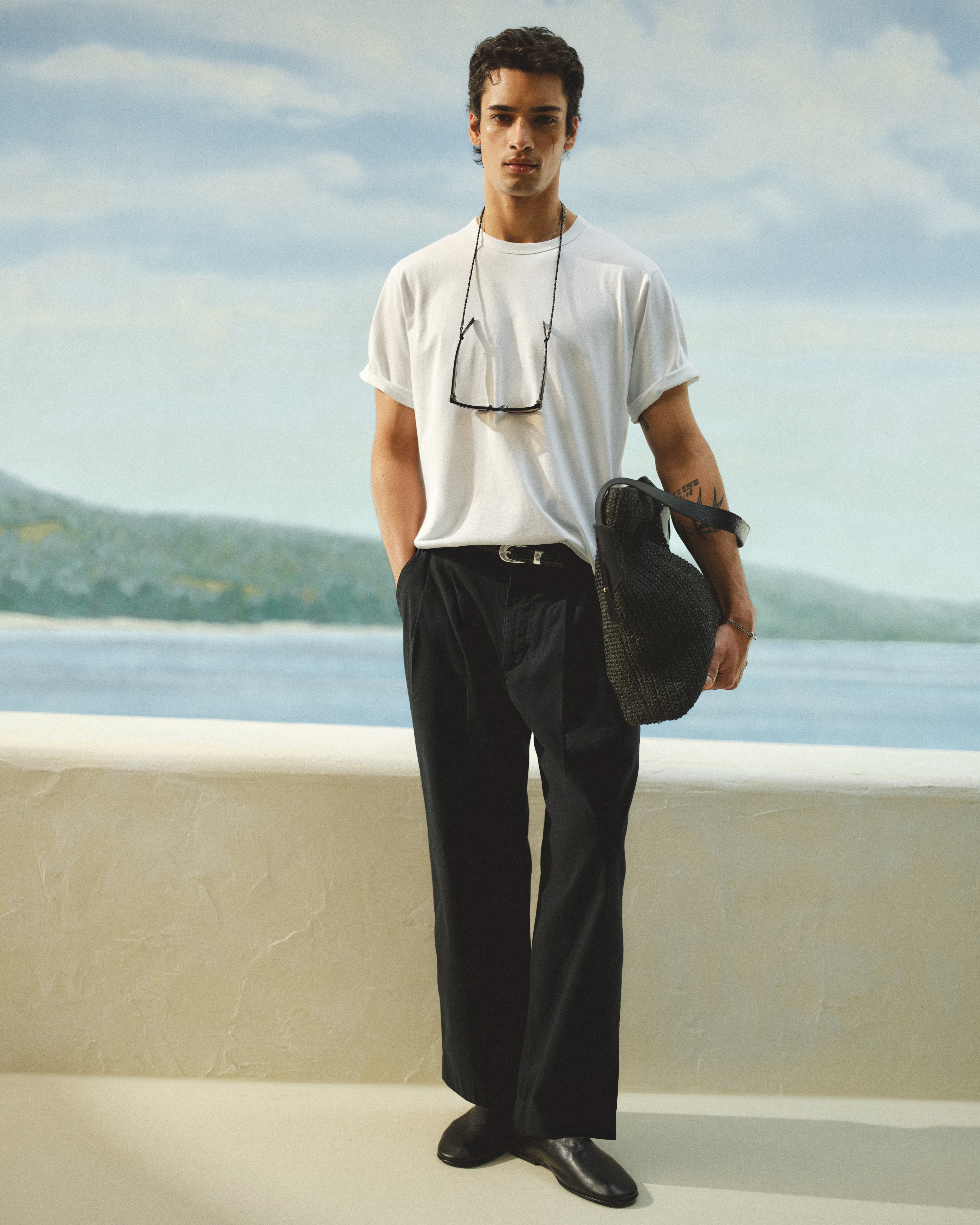 Мужские брюки Abercrombie & Fitch Pleated Baggy Trouser — фото 2