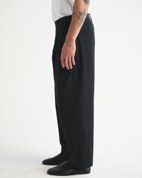 Men's Pleated Baggy Trouser | Men's Bottoms | Abercrombie.com
