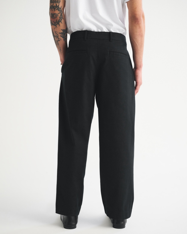 Men's Pleated Baggy Trouser | Men's Bottoms | Abercrombie.com