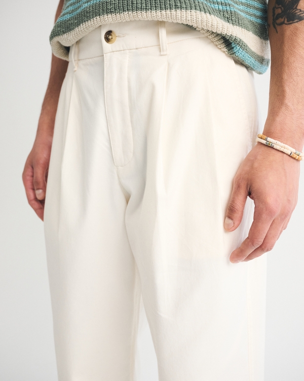Men's Pleated Baggy Trouser | Men's Bottoms | Abercrombie.com