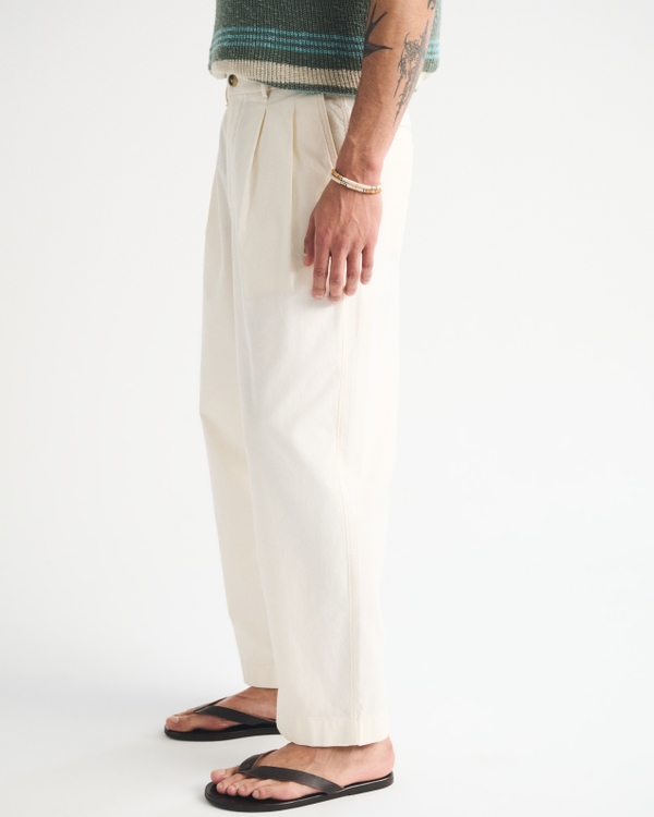 Men's Pleated Baggy Trouser | Men's Bottoms | Abercrombie.com