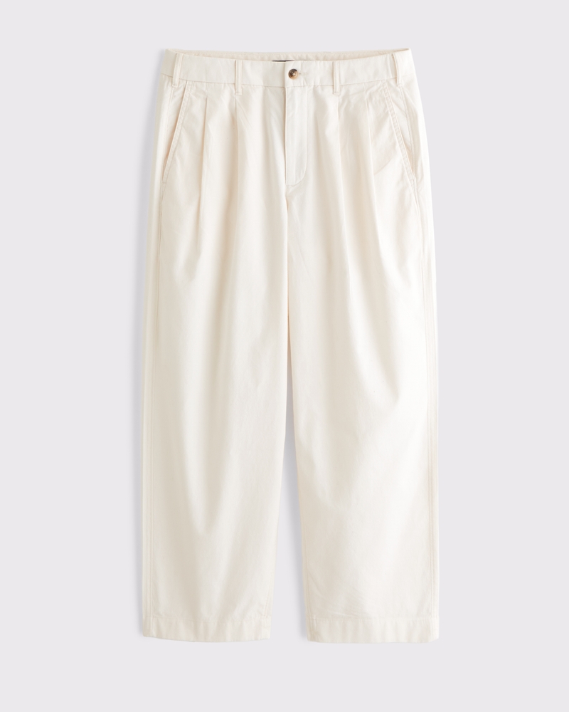 Men's Pleated Baggy Trouser | Men's Bottoms | Abercrombie.com