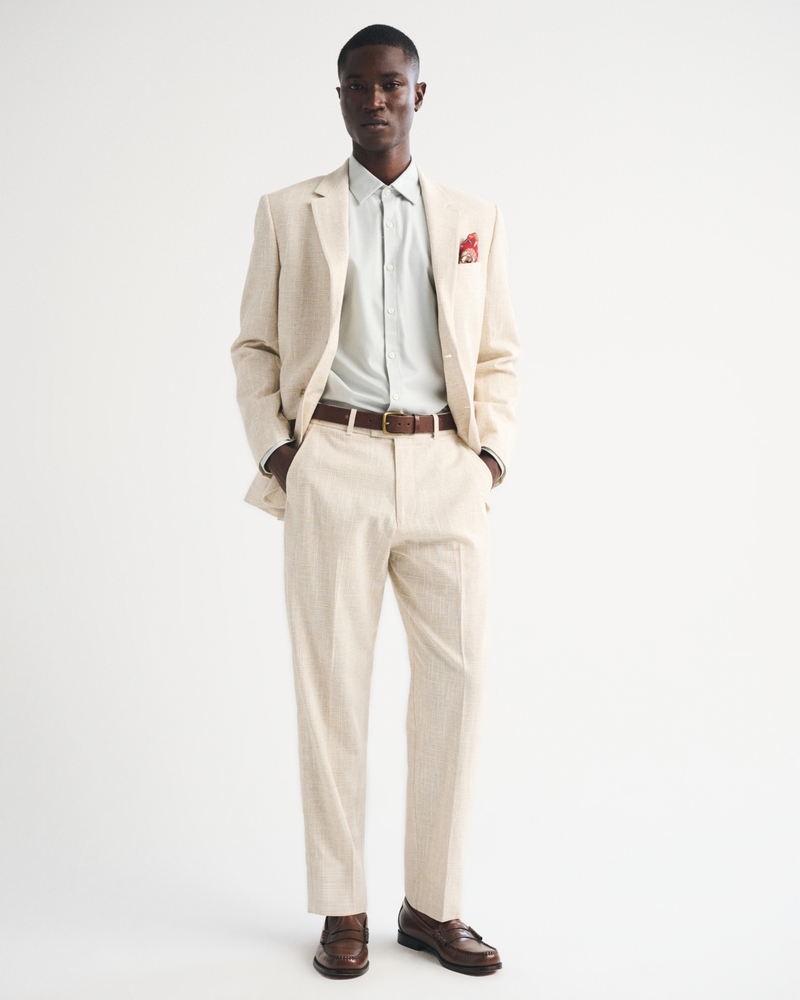 The A&F Collins Linen-Blend Suit Pant - thumbnail 8