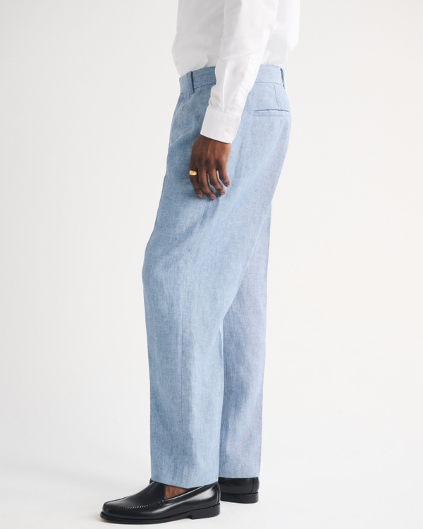 Men's The A&F Collins 100% Linen Suit Pant | Men's Bottoms