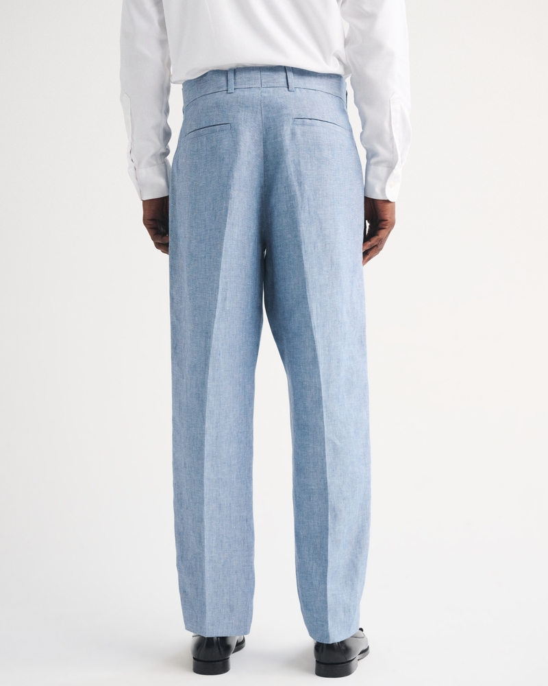 The A&F Collins 100% Linen Suit Pant - thumbnail 5