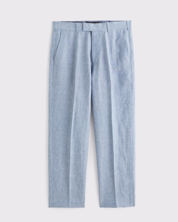 The A&F Collins 100% Linen Suit Pant, Lght Blue view 1