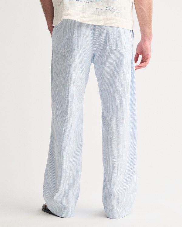 Baggy Breezy Seersucker Pull-On Pant