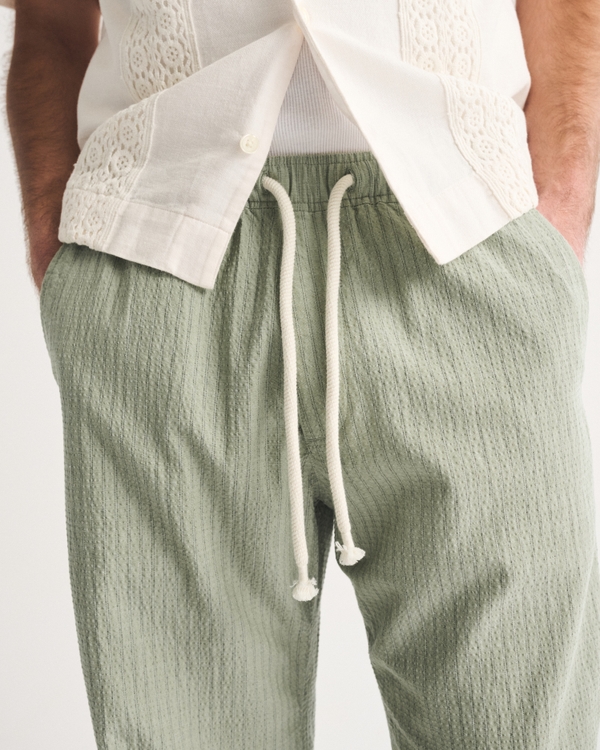 Baggy Breezy Seersucker Pull-On Pant