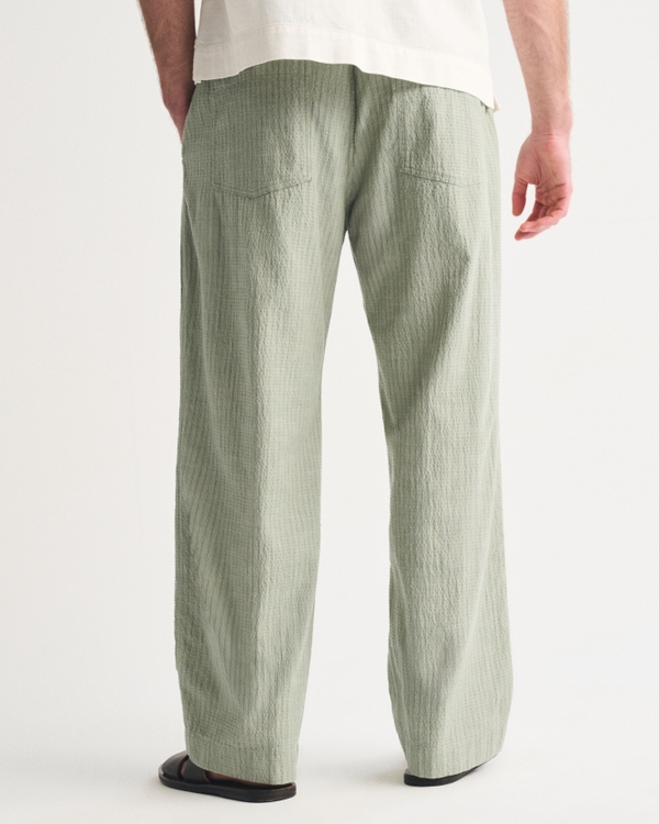 Baggy Breezy Seersucker Pull-On Pant