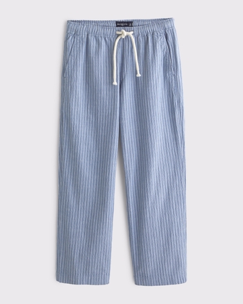 Baggy Breezy Seersucker Pull-On Pant