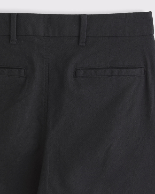 Linen-Blend Baggy Trouser