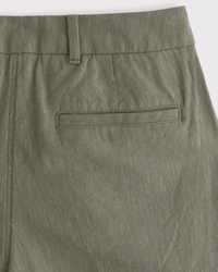 Linen-Blend Relaxed Straight Trouser