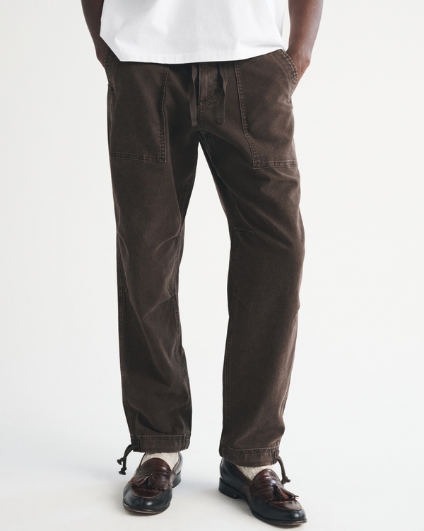 Loose Fatigue Pant, Dark Coffee Wash view 2