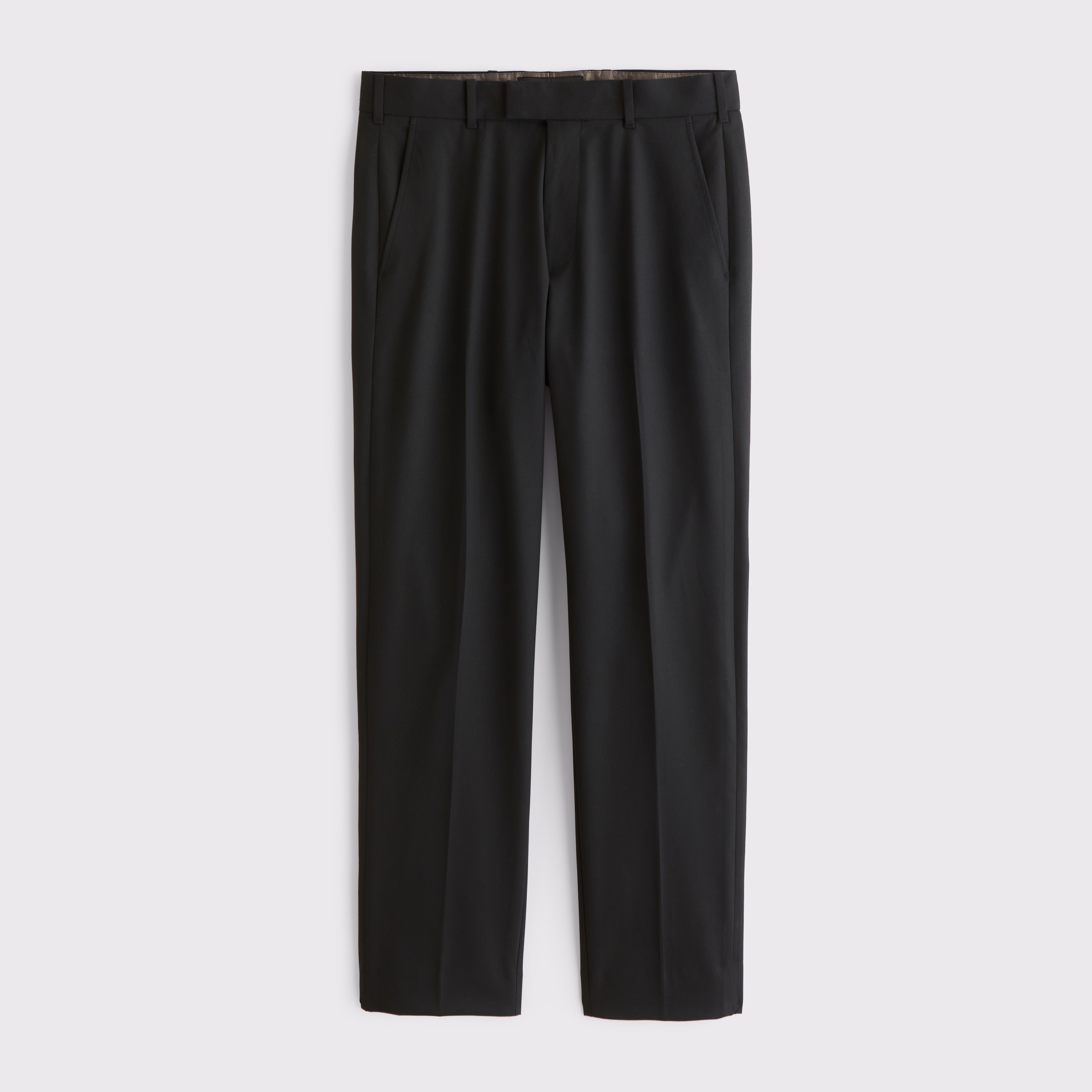 Мужские брюки Abercrombie & Fitch The A&F Collins Slim Suit Pant, цвет: Чёрный — фото 1