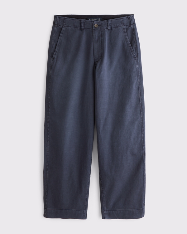 Sea Fade Baggy Chino, Navy view 1