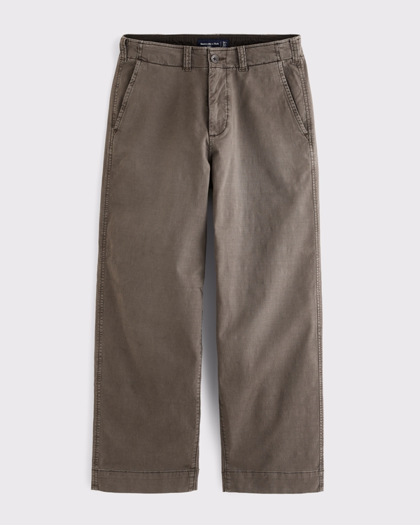 Sea Fade Baggy Chino, Olive Brown view 1