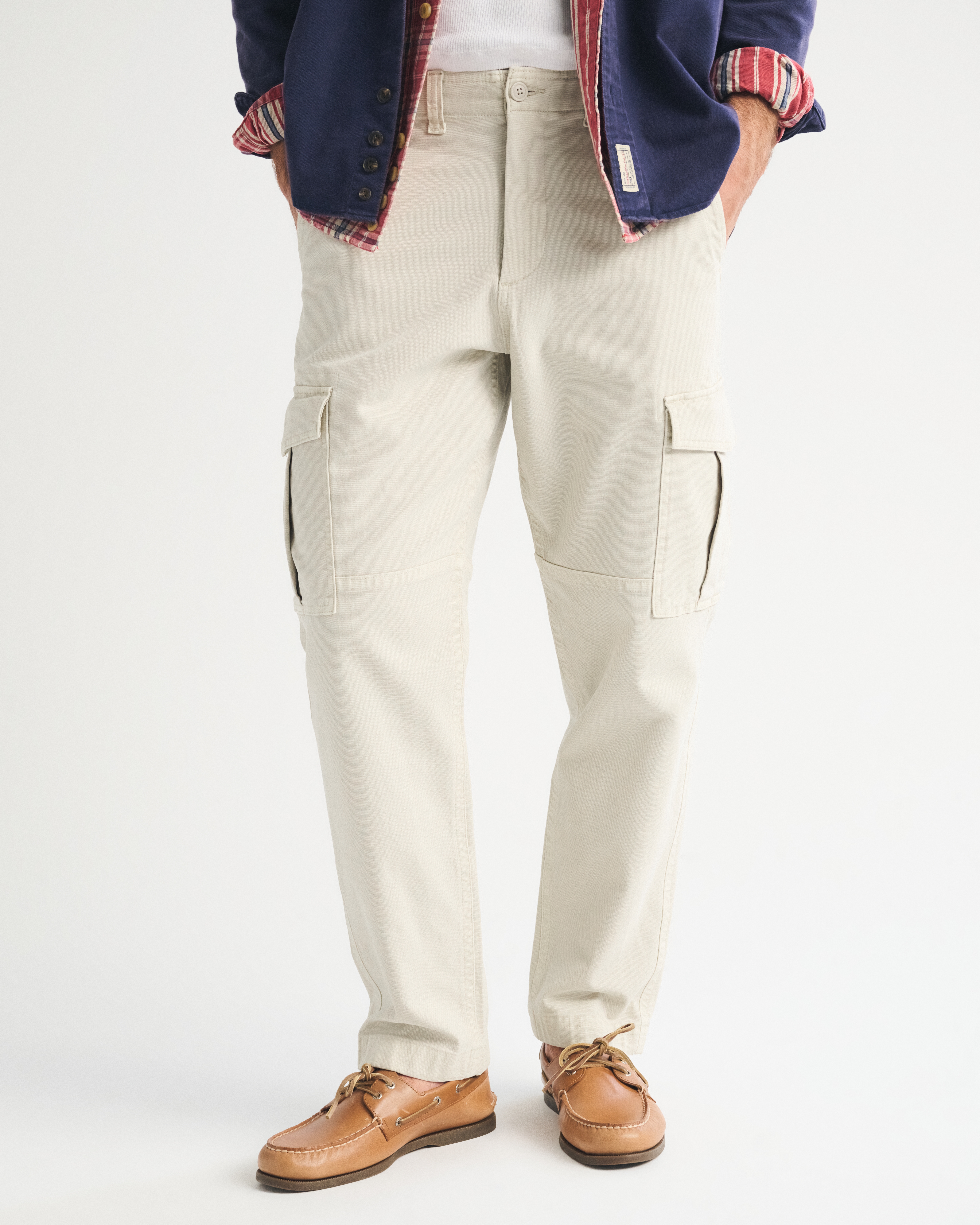 Мужские брюки Abercrombie & Fitch Loose Clean Cargo Pant — фото 3