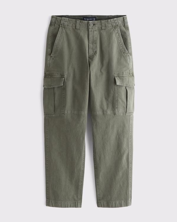 Clean Cargo-Hose mit lockerer Passform, Grau-olivgrün view 1