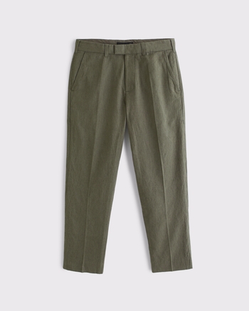 The A&F Collins Linen-Blend Suit Pant