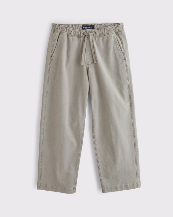 Baggy Heavyweight Pull-On Pant, Khaki view 1