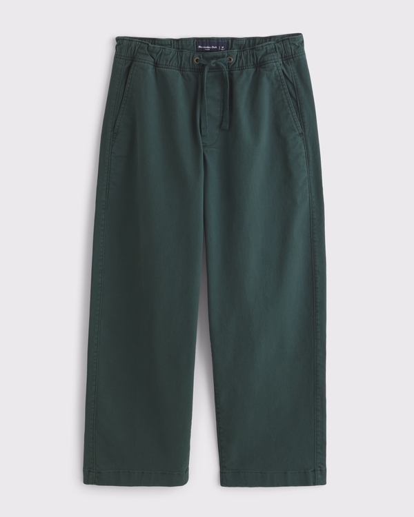 Baggy Heavyweight Pull-On Pant, Green view 1