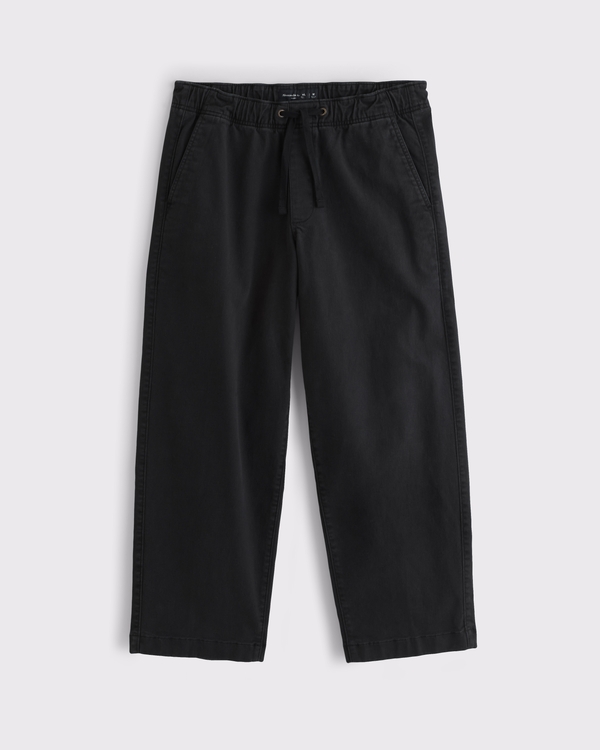 Baggy Heavyweight Pull-On Pant, Black view 1