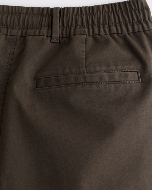 Relaxed Straight Cotton-Blend Hybrid Waist Trouser