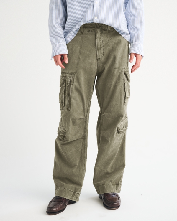 Sea Fade Ultra Baggy Cargo Pant, Olive view 2
