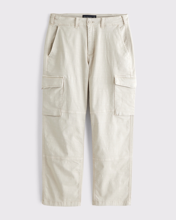 Sea Fade Relaxed Clean Cargo-Hose, Beige view 1
