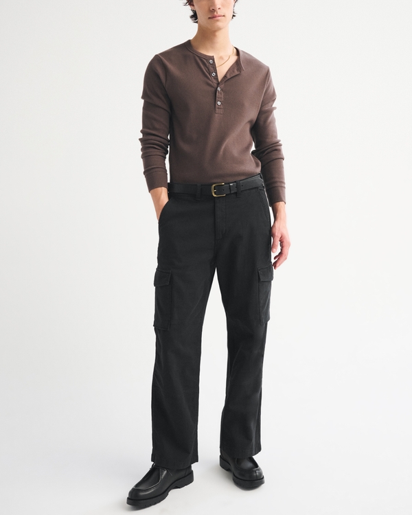 Sea Fade Relaxed Clean Cargo Pant, Black view 1