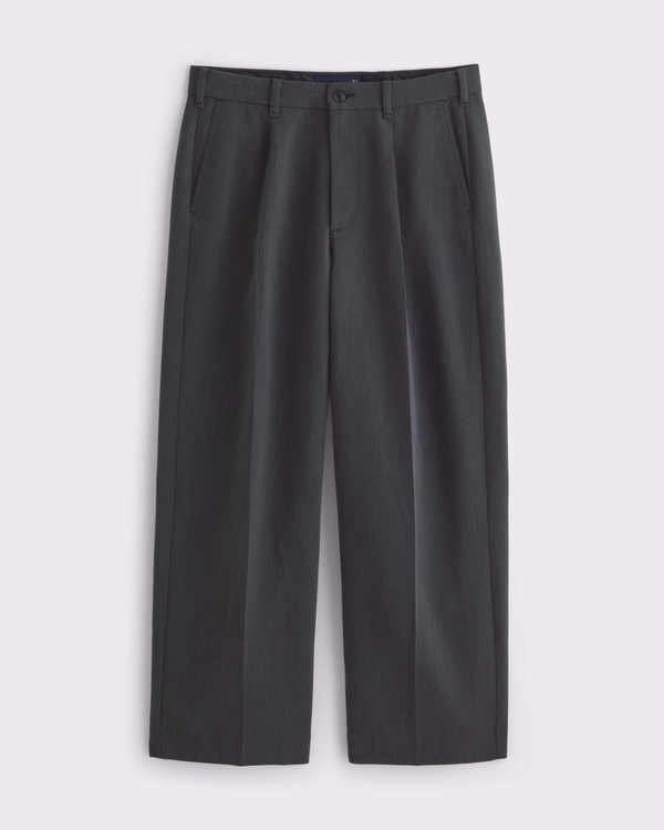 Ultra Baggy Trouser, Dark Gray Texture view 1