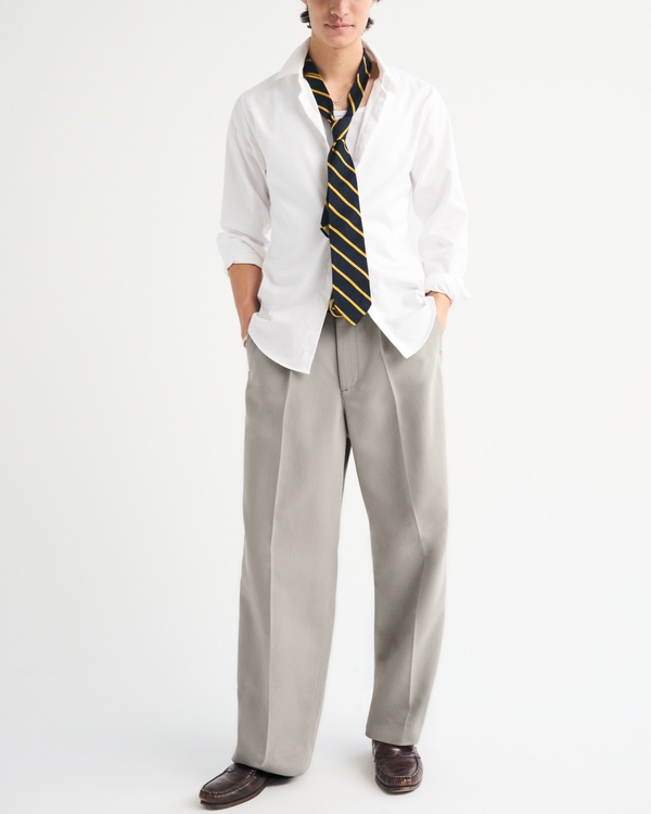 Ultra Baggy Trouser, Tan view 1