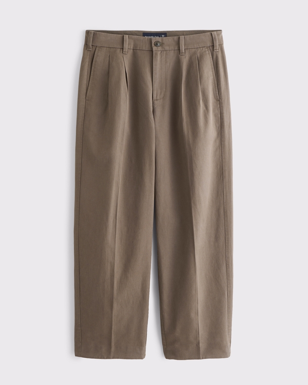Pleated Baggy Trouser